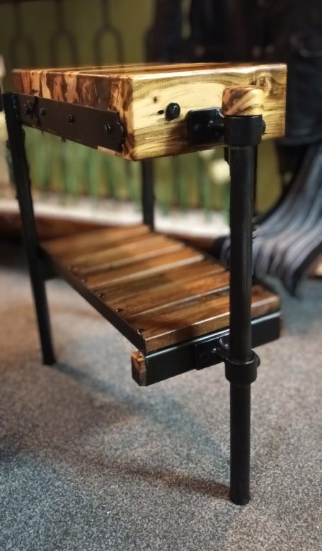 industrial sofa table